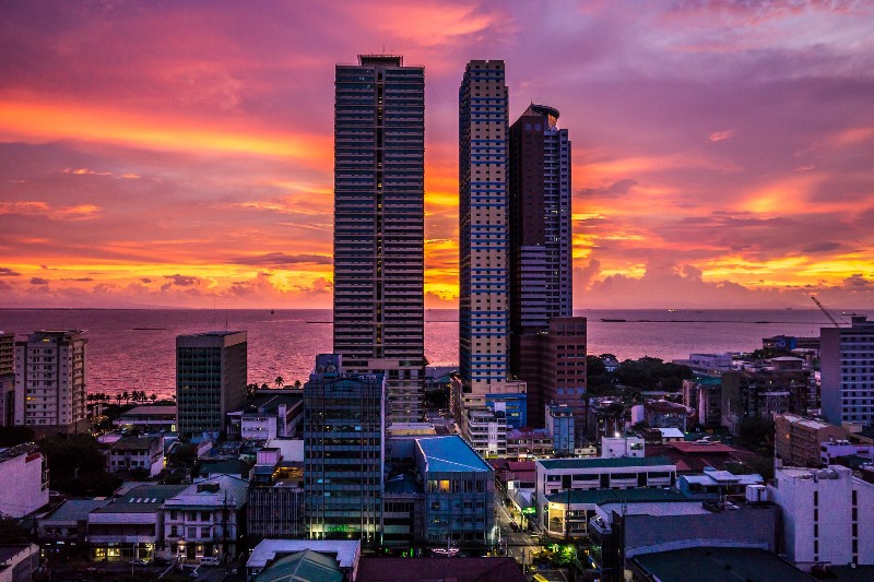 sunrise in manila