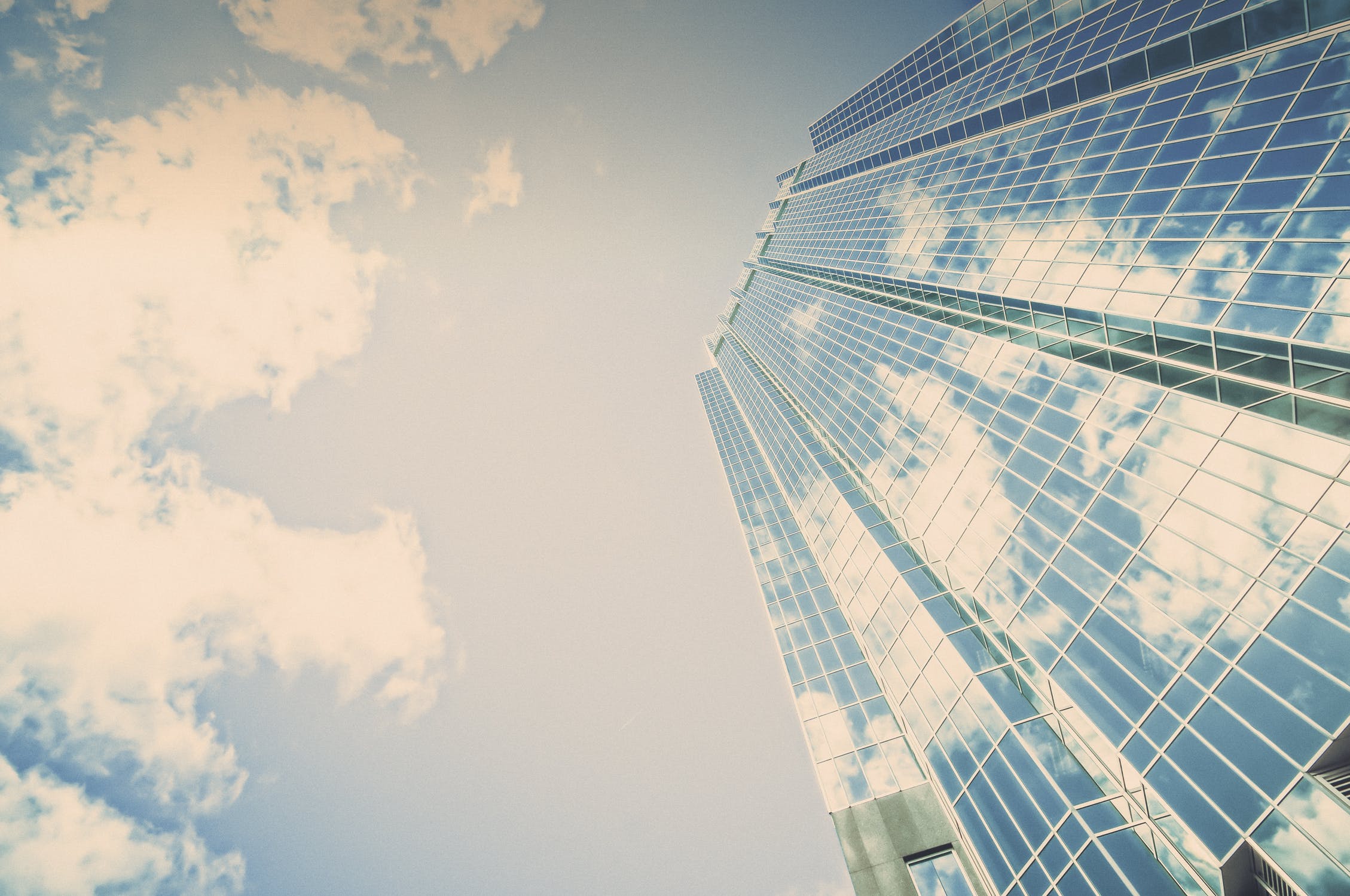 Tall Building with clear blue sky