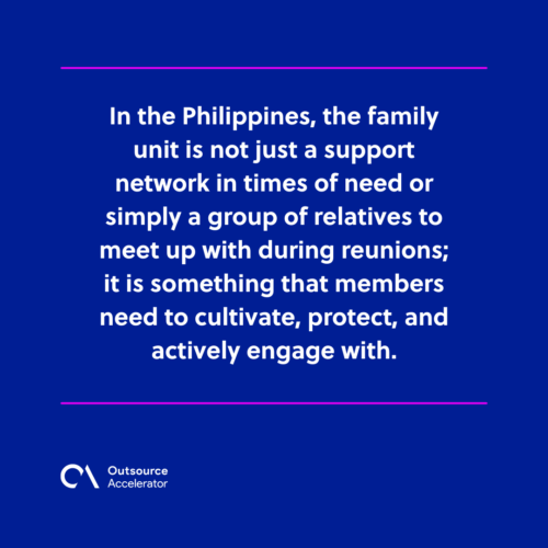 Build a sense of family in the Philippine workplace