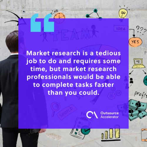 Advantages of outsourcing market research