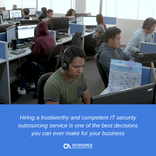 IT security outsourcing services Managed or hosted
