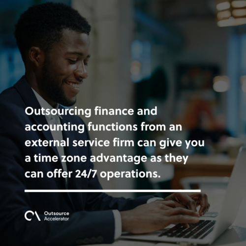 Benefits of outsourcing finance and accounting