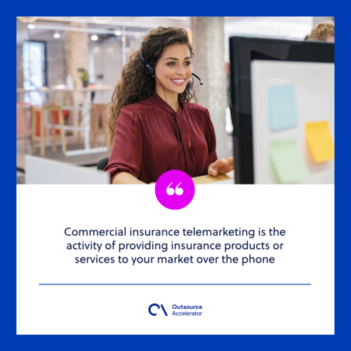 What is commercial insurance telemarketing