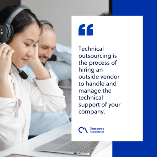 What is technical outsourcing
