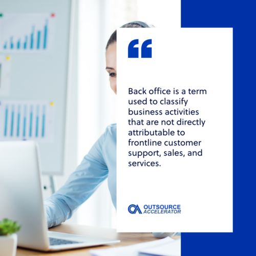 What is back office?