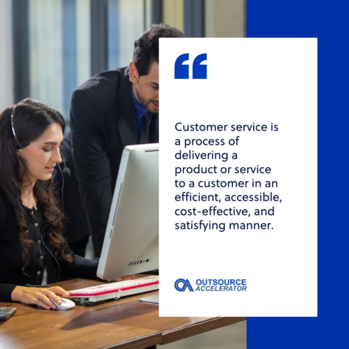 What is customer service?