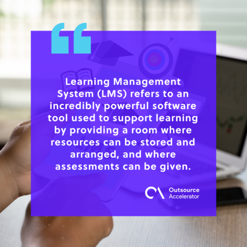 What is a learning management system