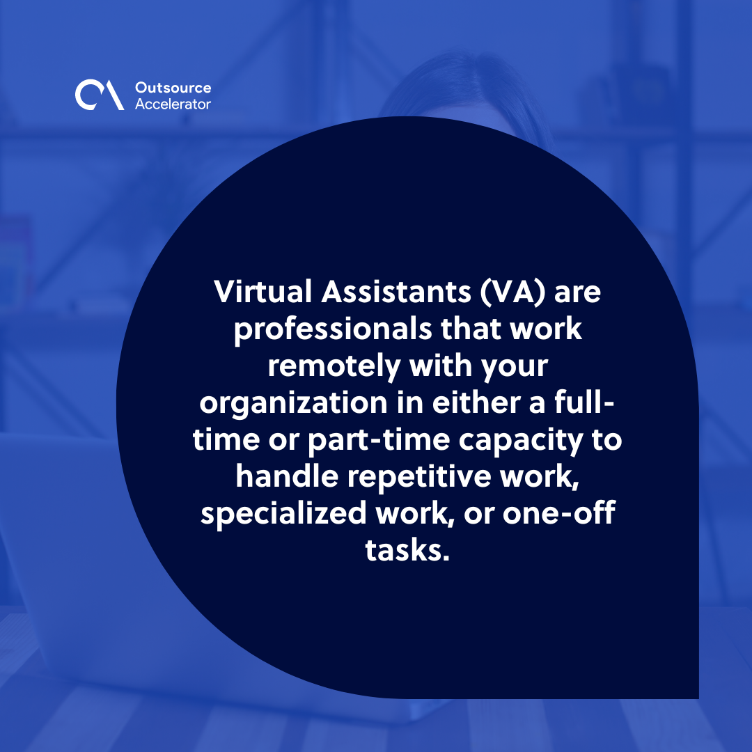 A virtual assistant, va