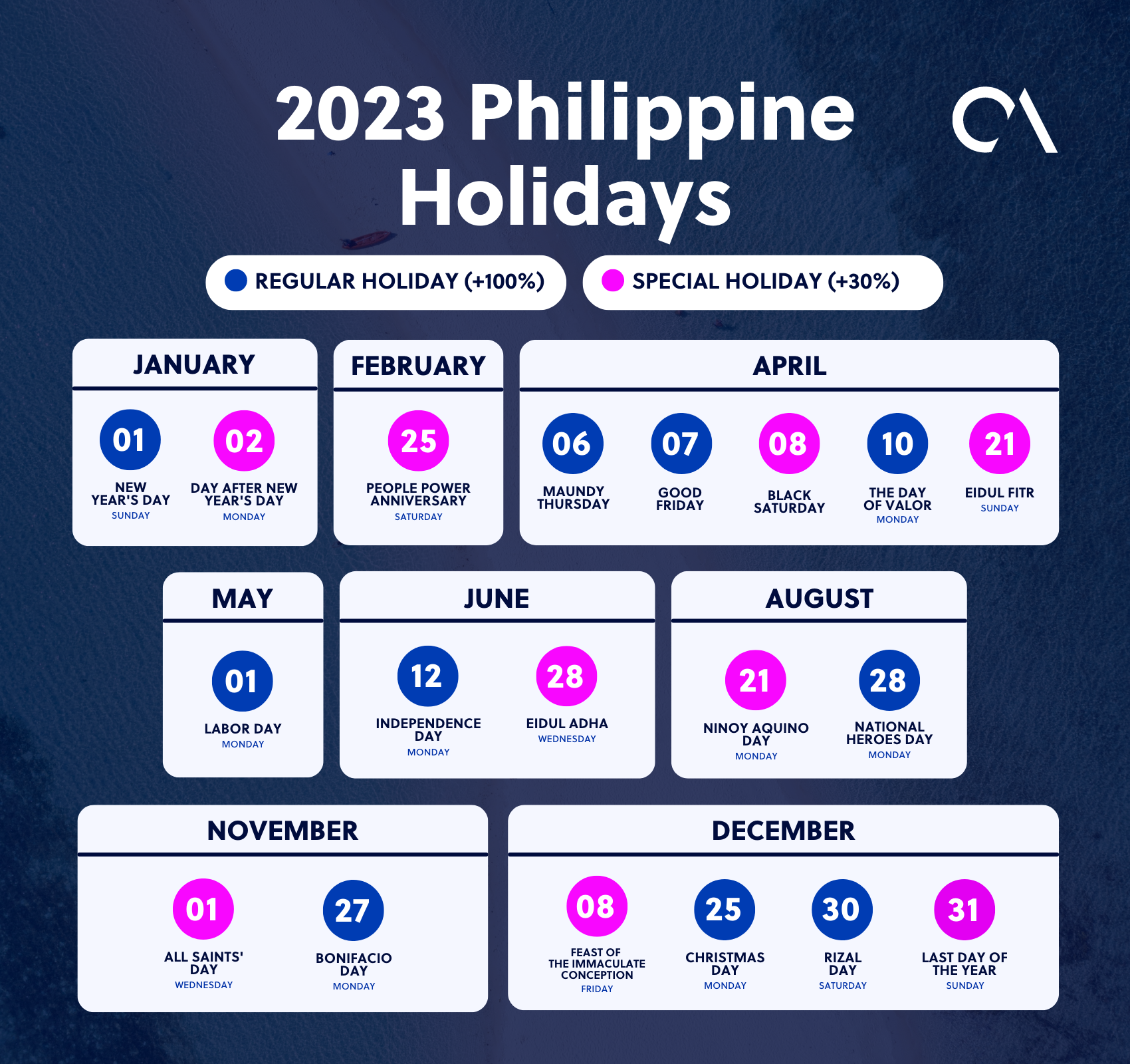 Philippine Holidays 2022 Outsource Accelerator