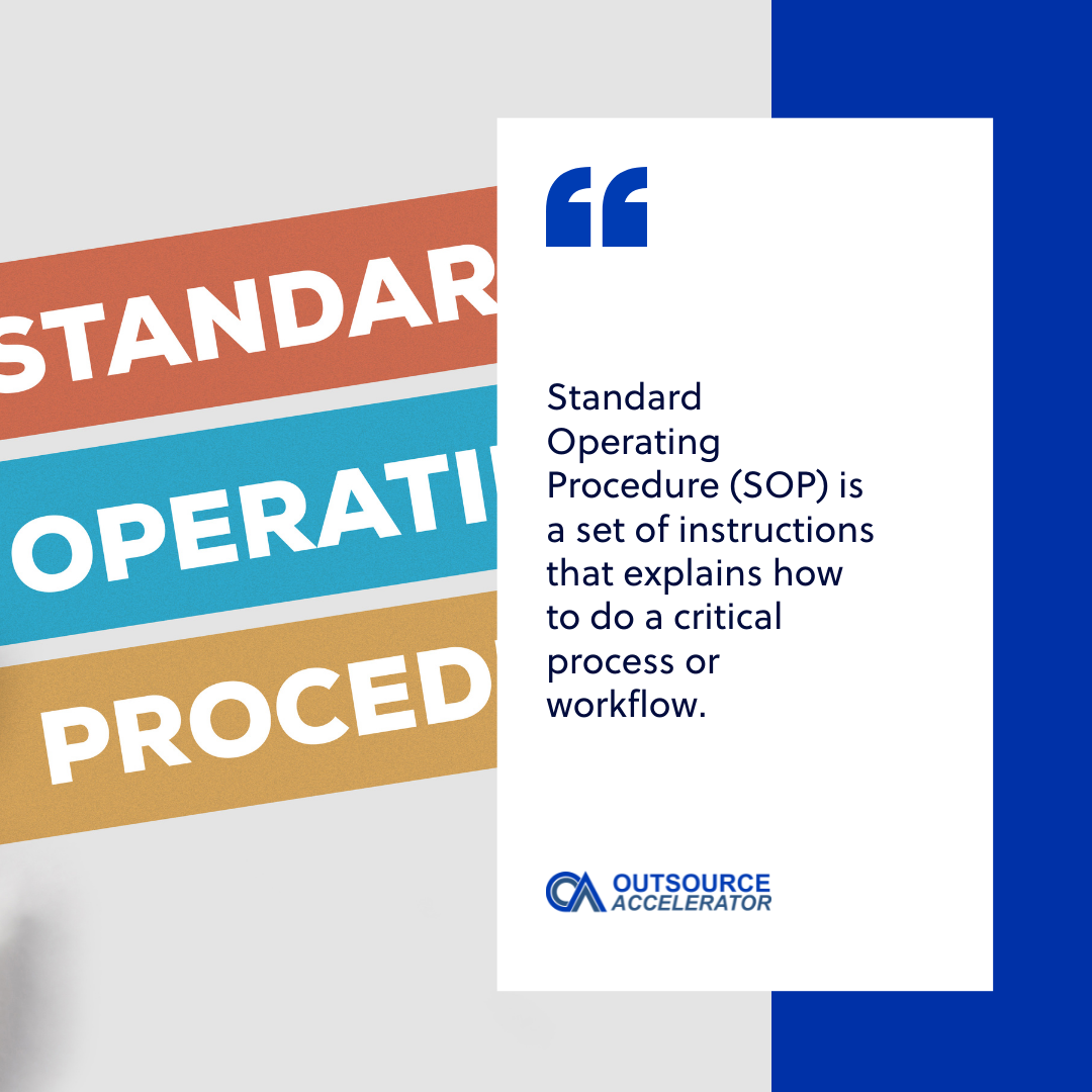 Standard Operating Procedure (SOP) Outsourcing Glossary Outsource Accelerator