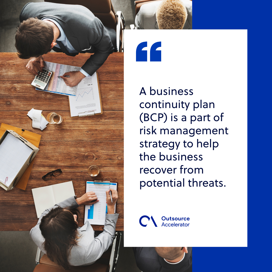 business continuity plan for financial advisors