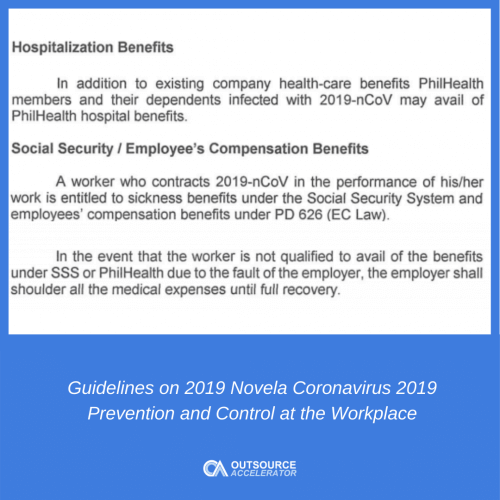 1. Employers are not liable for their employees contracting COVID-19, as long as they have paid for their staff’s SSS and PhilHealth.