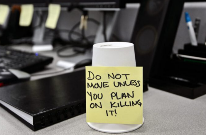Office Humor: Cups On Desk Office Prank, Office Humor: Cups…