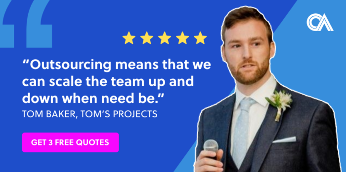 Outsourcing testimonials - Tom's Projects