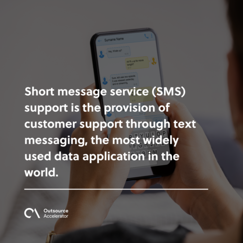 What is SMS support
