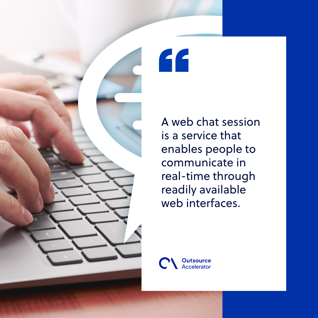 Web Chat Session | Outsourcing Glossary | Outsource Accelerator