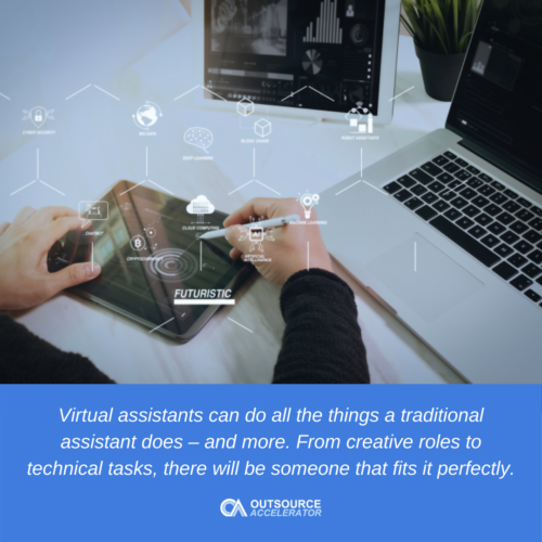 What do virtual assistants do?