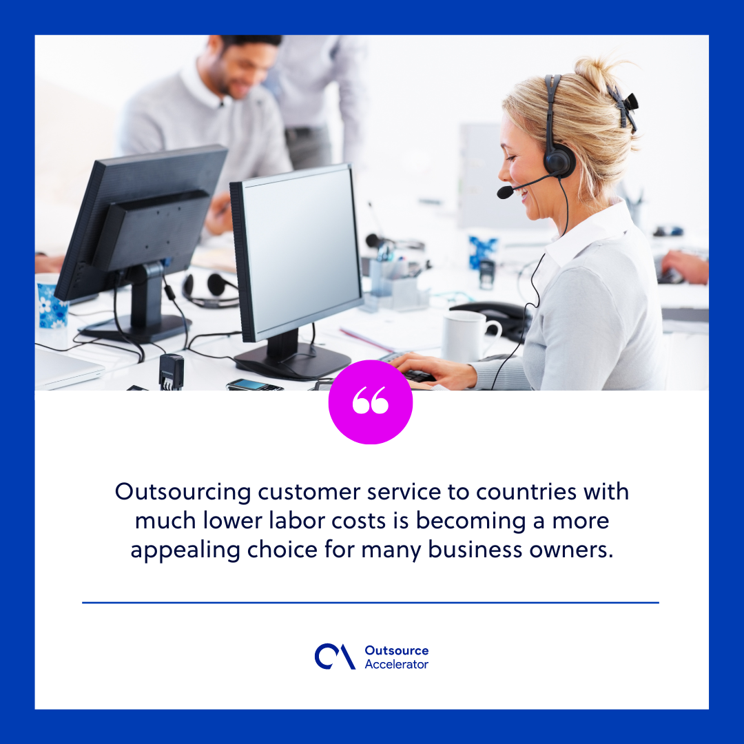 Outsourcing customer service 101 | Outsource Accelerator
