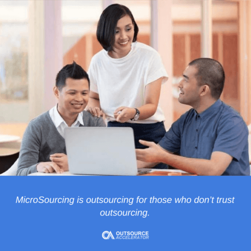 How MicroSourcing encourages clients to outsource