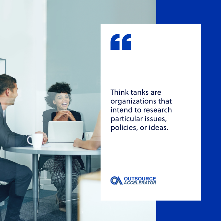 Think tanks and their roles in the global economy Outsource Accelerator