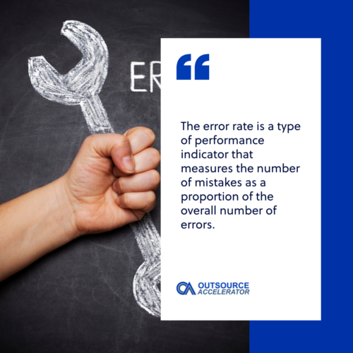 What is an acceptable error rate and why is it important?
