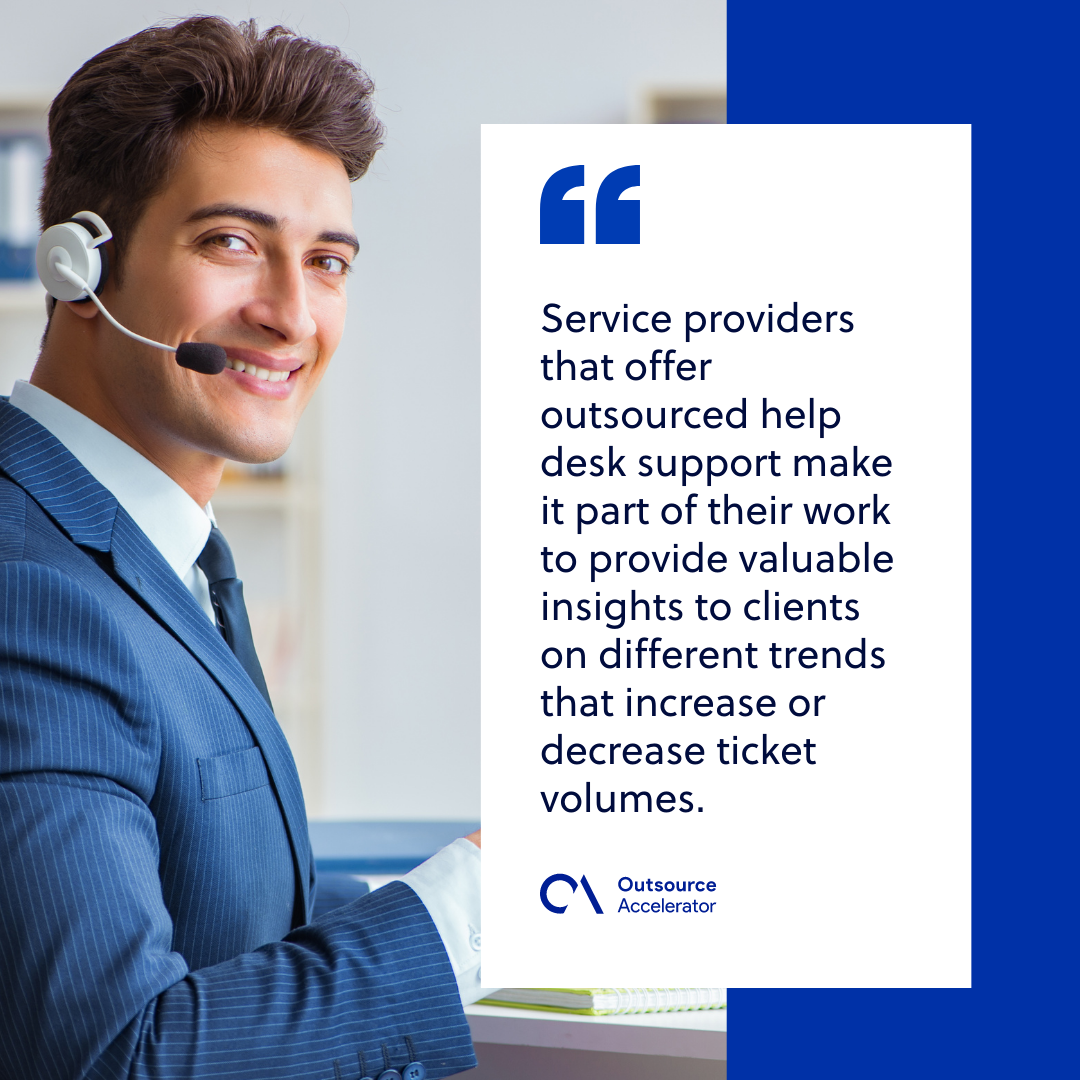 Advantages of outsourced help desk services Outsource Accelerator