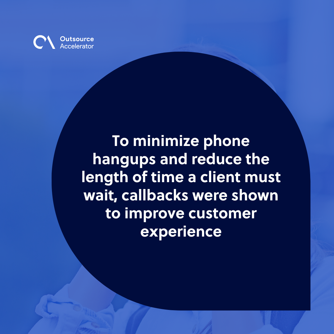 Scheduled callback | Outsourcing Glossary | Outsource Accelerator