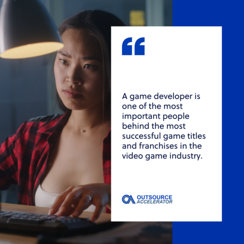 What is a game developer?