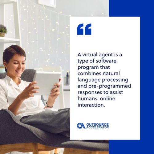 What is a virtual agent?