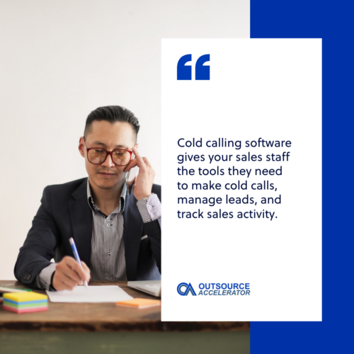 What is cold calling?