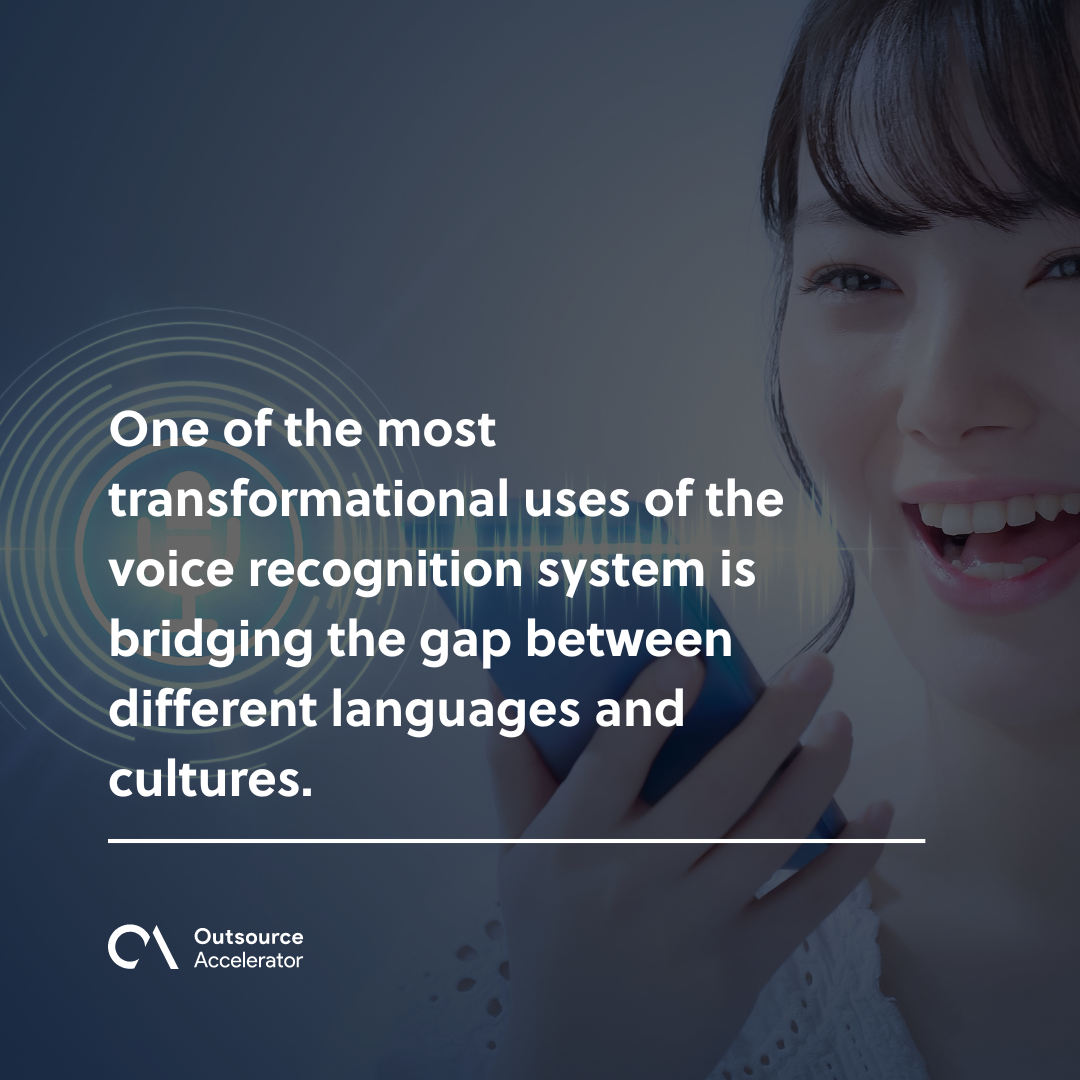 Voice recognition system | Outsourcing Glossary | Outsource Accelerator