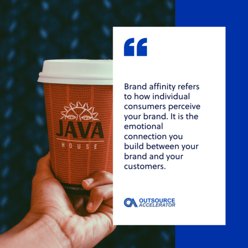 What does brand affinity mean