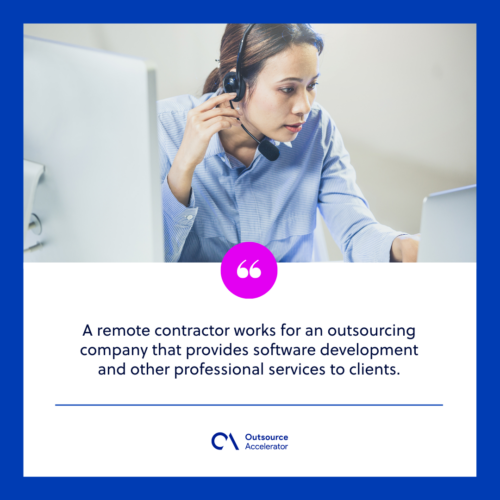 What is a remote contractor