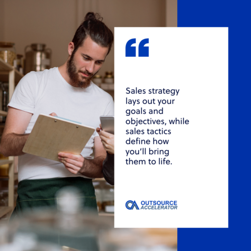 Significance of sales tactics to a sales strategy 