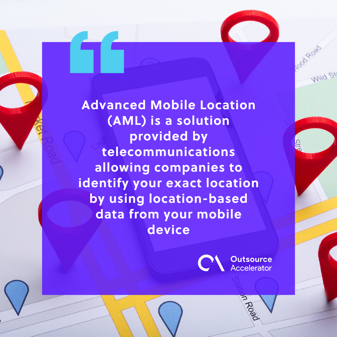 Advanced Mobile Location | Outsourcing Glossary | Outsource Accelerator