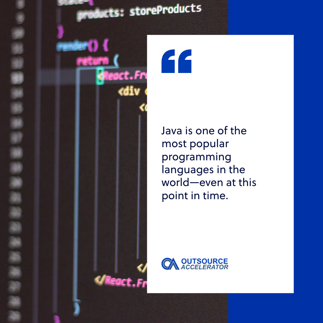 Java developer | Outsourcing Glossary | Outsource Accelerator