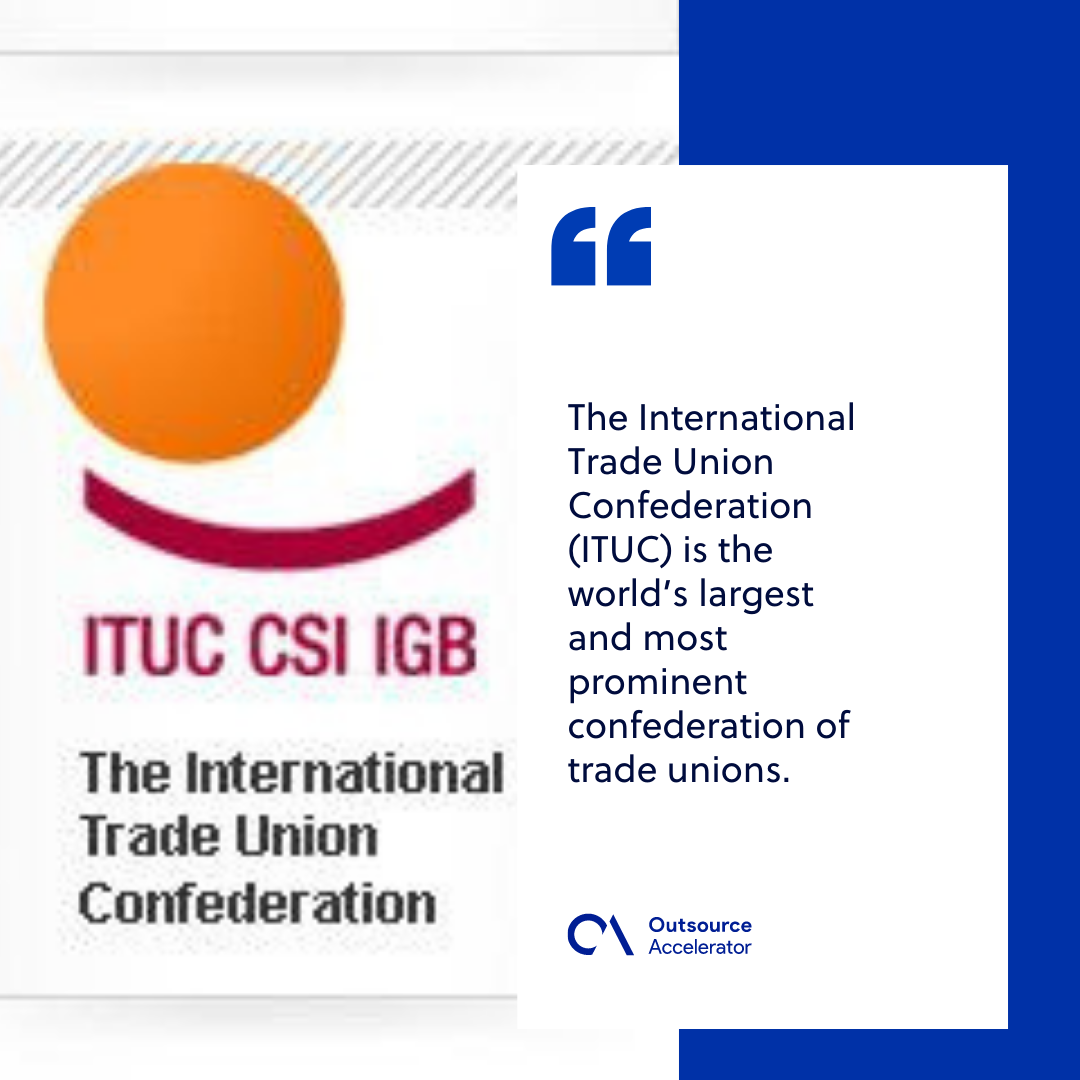 International Trade Union Confederation Outsourcing Glossary