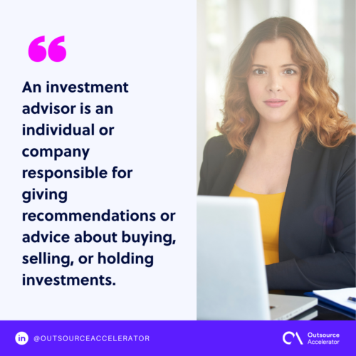 What is an investment advisor