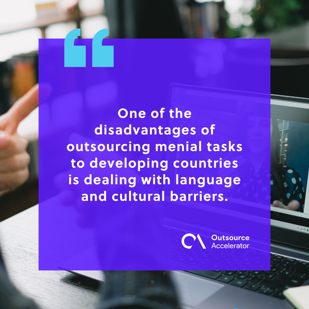 Pros And Cons Of Outsourcing Jobs To Foreign Countries Pros and cons of outsourcing to overseas virtual assistants, according