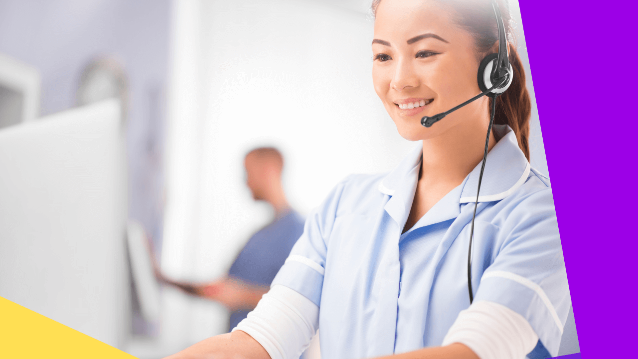 What does a live virtual receptionist do