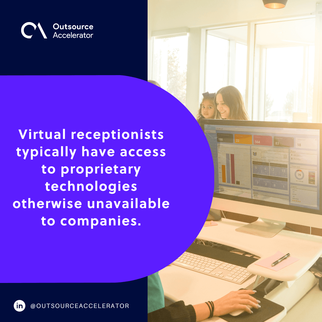 What does a live virtual receptionist do? Outsource Accelerator