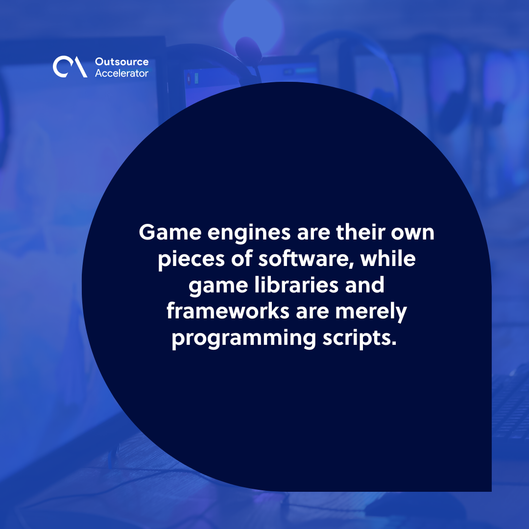 Elements of a game engine Outsource Accelerator