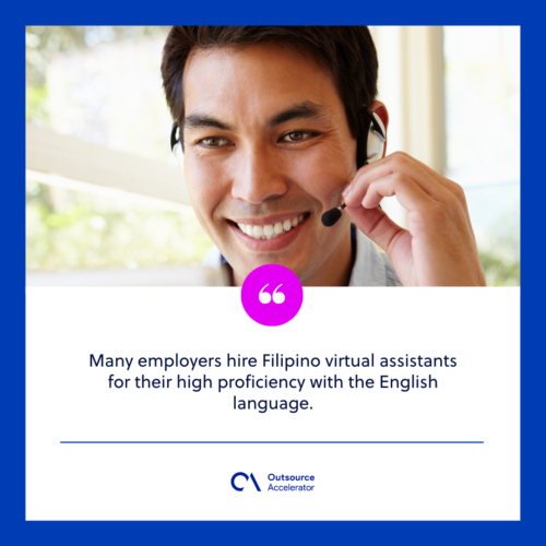 Benefits of hiring Filipino virtual assistants