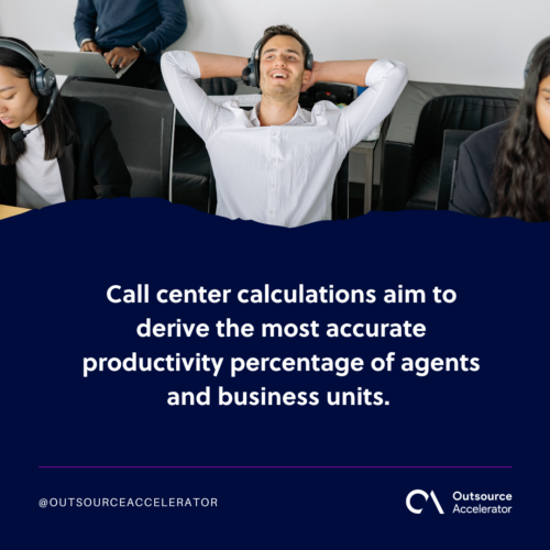 Call center calculations best practices.