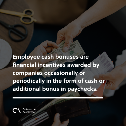 Cash bonuses  