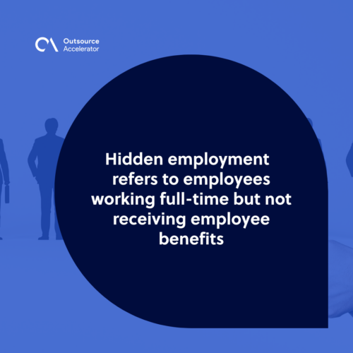 Defining hidden employment