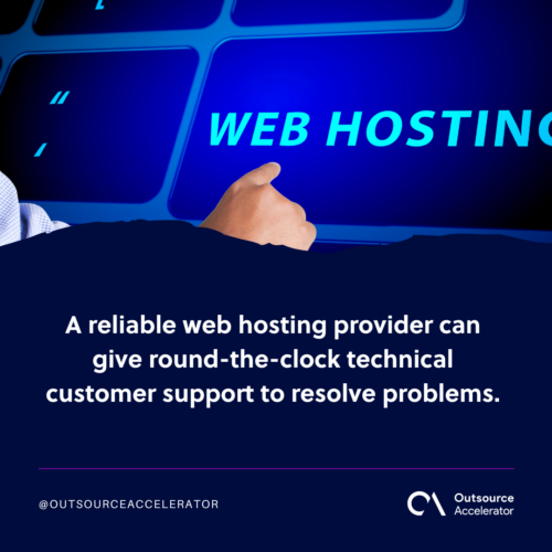Web hosting advantages
