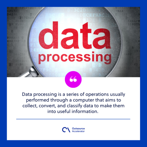 What is data processing 
