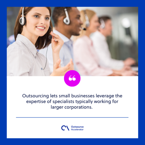 What roles are worth outsourcing for small businesses