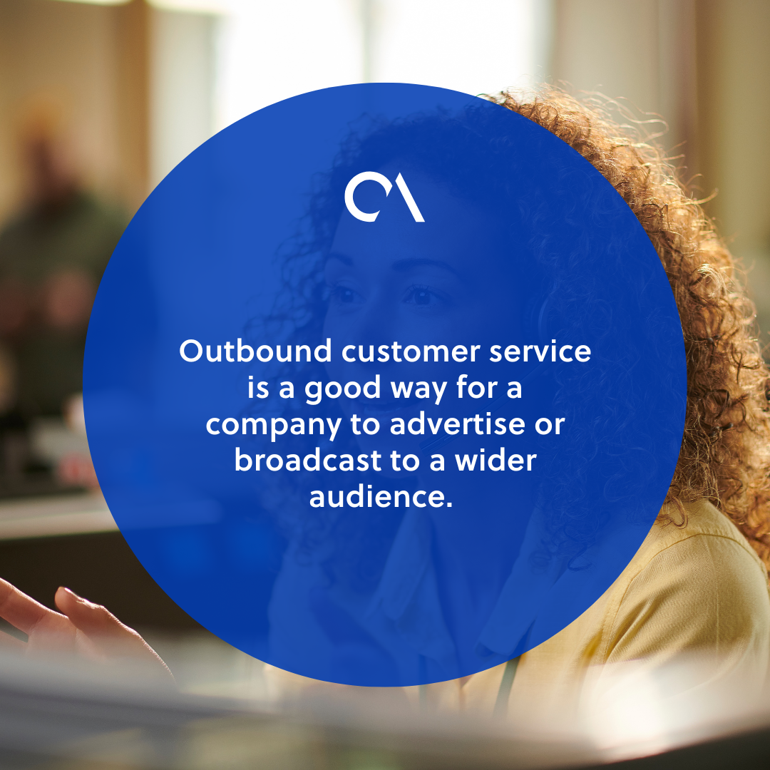 What differentiates outbound customer service from inbound customer ...